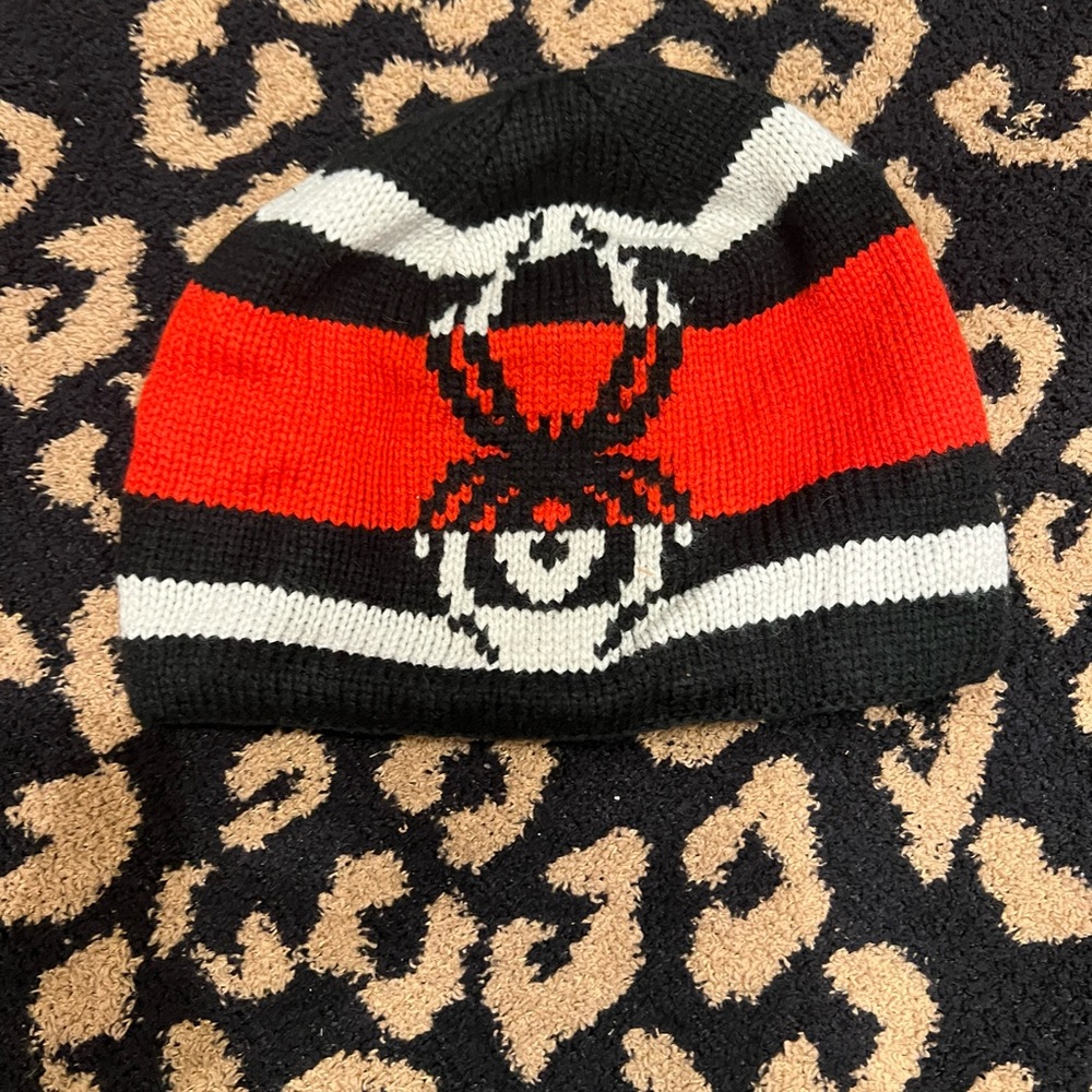 Kids Spider Skull Winter Cap